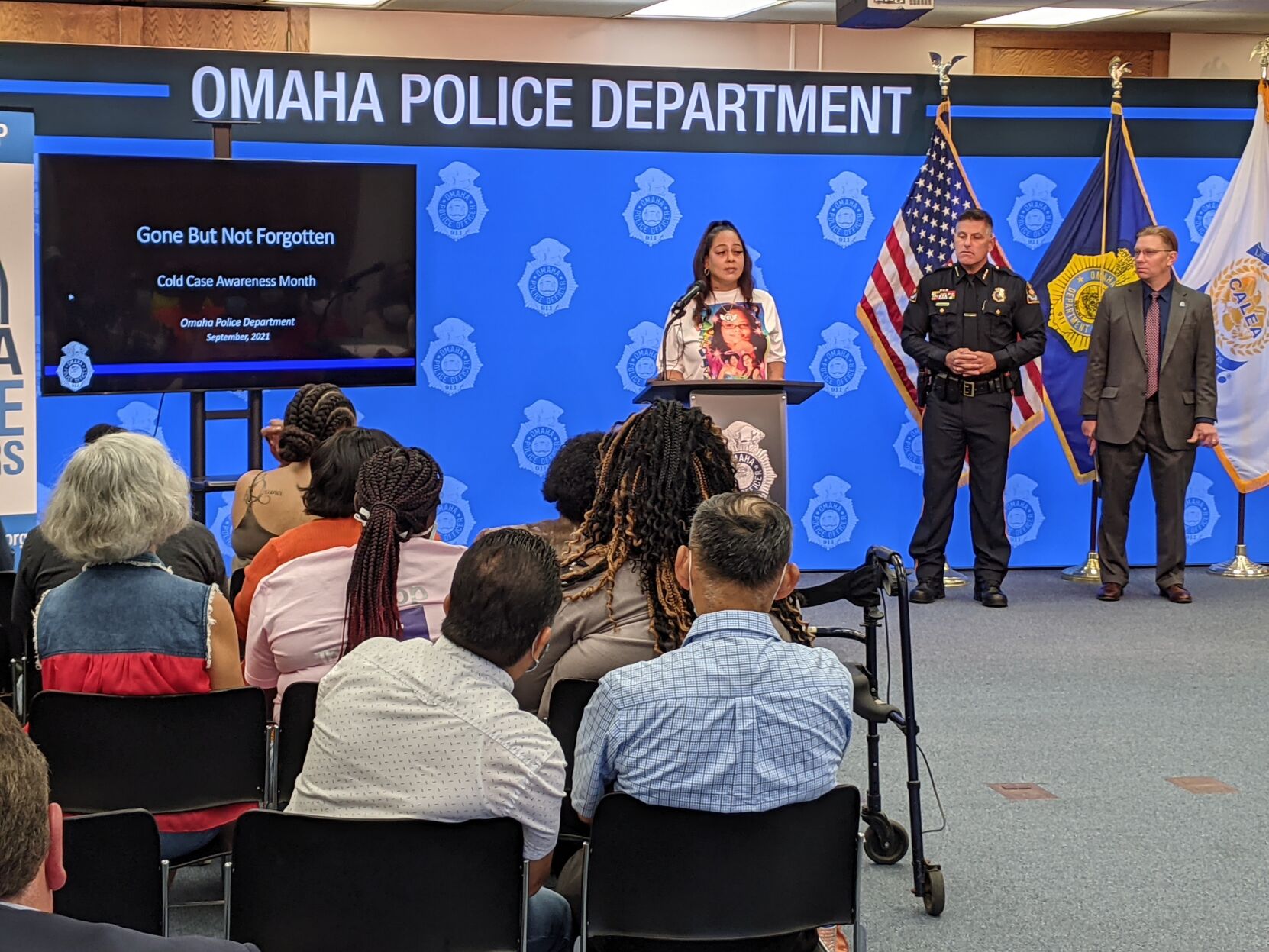 Buffy Bush at Cold Case Awareness Month kickoff